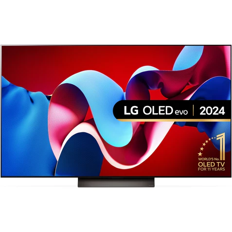 LG OLED55C46LA 55" OLED evo C4 4K Smart TV, 4K Ultra HD, Brown, G Rated