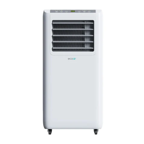 EcoAir CRYSTAL MK3 9000 BTU 4-in-1 Portable Air Conditioner with Remote Control and Free Window Seal Kit 